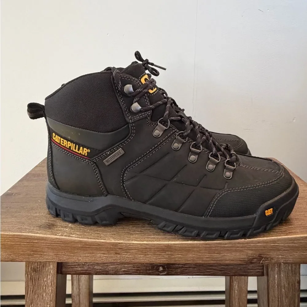 CAT Caterpillar P74129 Men's Threshold Waterproof Soft Toe Work Boots Shoes 11